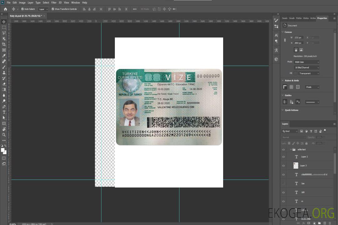 Visa TURQUIE template Visa TURQUIE template